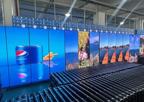 Màn hình sân khấu lớn cực rõ ràng đầy màu sắc P3.91 Màn hình LED trong suốt với tốc độ làm mới cao 3840HZ