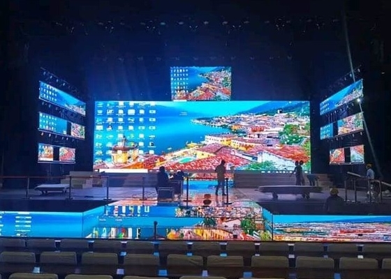 Màn hình thể thao ngoài trời đầy màu sắc màn hình LED P10 Sân vận động bóng đá IP65 Màn hình lớn Ultra HD Tủ sắt