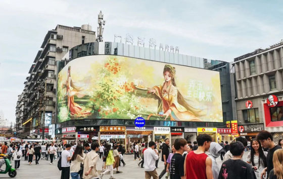 P6 cố định ngoài trời màn hình LED đầy màu sắt tủ 3 năm bảo hành