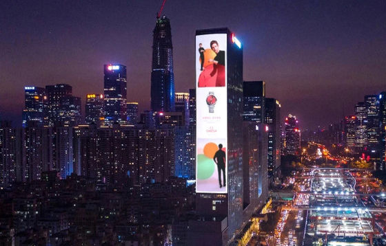 P6 cố định ngoài trời màn hình LED đầy màu sắt tủ 3 năm bảo hành