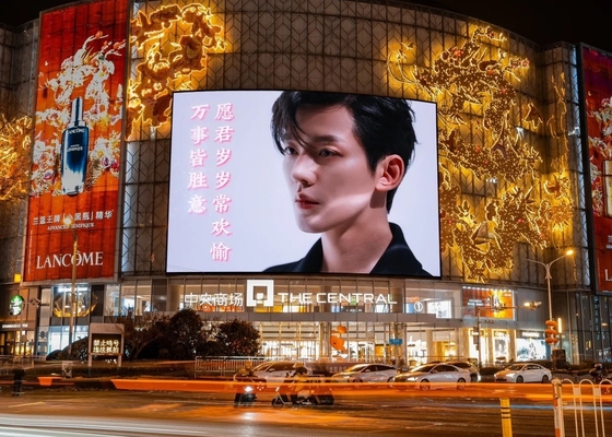 Màn hình nhôm đúc chết SMD LED Screen Cho thuê Quảng trường lớn Quảng cáo màn hình hiển thị LED ngoài trời đầy màu sắc
