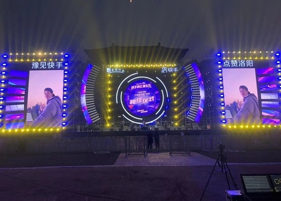 Màn hình nhôm đúc chết Thiết lập cố định / Cho thuê Màn hình LED chống nước ngoài P16 tùy chỉnh