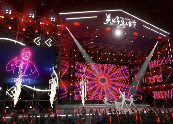 Thuê màn hình hộp sắt / đúc nhôm P20 chống nước màn hình LED Video Bức tường ngoài trời Poster động quảng cáo