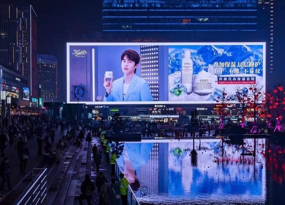 Màn hình khổng lồ HD P10 ngoài trời đầy đủ màu LED hiển thị Video Wall quảng cáo thương mại