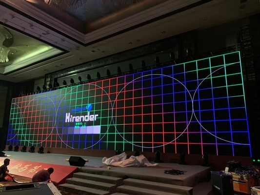 Quảng cáo trong nhà RGB Hiển thị LED treo P4 Kiểm soát nước, giải trí, độ phân giải cao