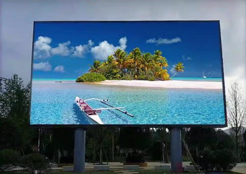Bảo trì phía trước màu đầy đủ LED Digital Signage Signage 10mm Pixel Pitch Iron Cabinet