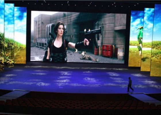 Nội thất trước và sau truy cập dễ bảo trì màn hình tường P4 LED đầy màu sắc