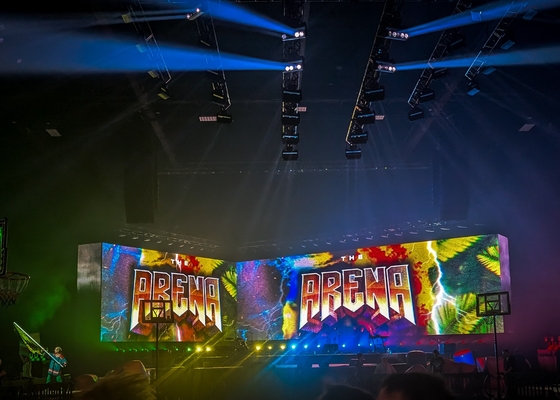Hot bán HD nhôm tùy chỉnh P4 LED màn hình đầy màu sắc / Indoor màn hình LED Video Wall