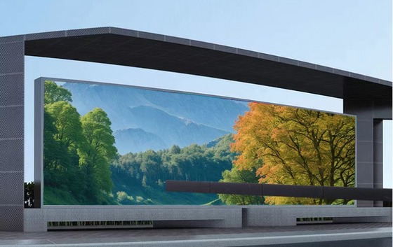 Full Color LED Billboard P8 ngoài trời màn hình IP65 siêu rõ ràng sắt nội thất vật liệu