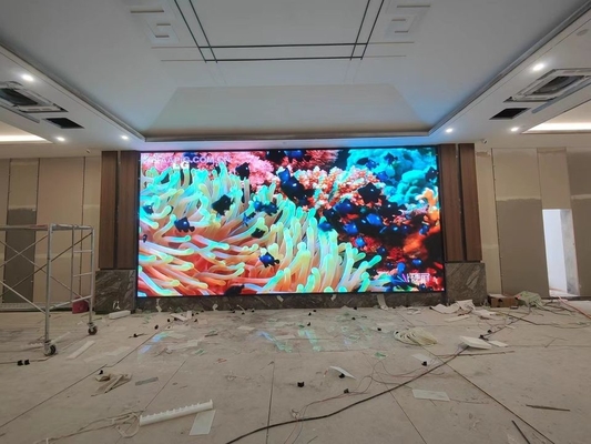Nội thất cho thuê tủ nhôm đúc thép Ultra High Definition Full Color LED Display P4 Màn hình quảng cáo