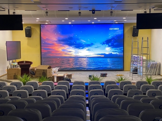 P4 Nội thất HD Cho thuê màn hình LED đầy màu cố định chất lượng cao và giá thấp 1/8 quét