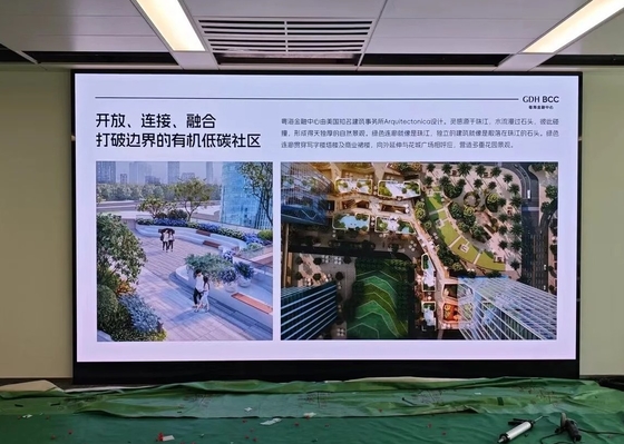 Thuê màn hình LED cong mô-đun hiển thị 4.81mm Pixel Pitch 500x500mm Cabinet