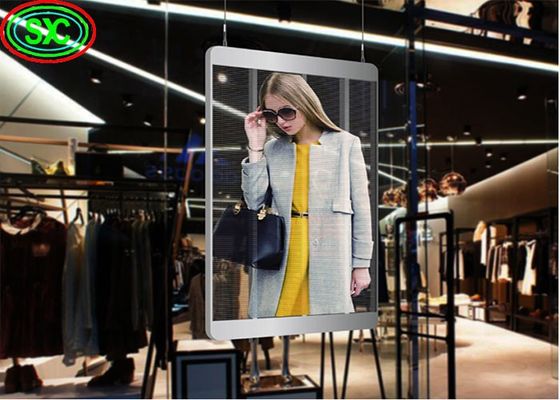 Tấm màn hình LED trong suốt, đầy đủ màu sắc 3.91mm cho tường kính