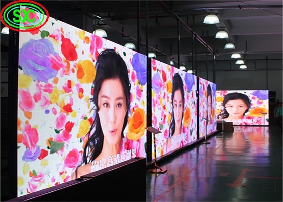 Bối cảnh sân khấu Cho thuê/Đóng đúc hộp nhôm P3.91 P4.81 Màn hình hiển thị LED Full Color HD trong nhà