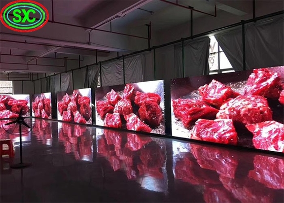Bối cảnh sân khấu Cho thuê/Đóng đúc hộp nhôm P3.91 P4.81 Màn hình hiển thị LED Full Color HD trong nhà
