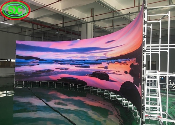 Khung nhôm die-cast Đơn giản cài đặt Mô-đun độ phân giải SMD P4 Indoor HD Full Color LED Display