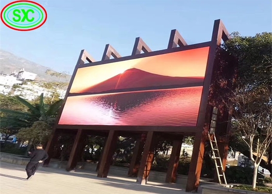P3.91 Bảng quảng cáo ngoài trời 5000 Nits Độ sáng 500 * 500mm 1R1G1B