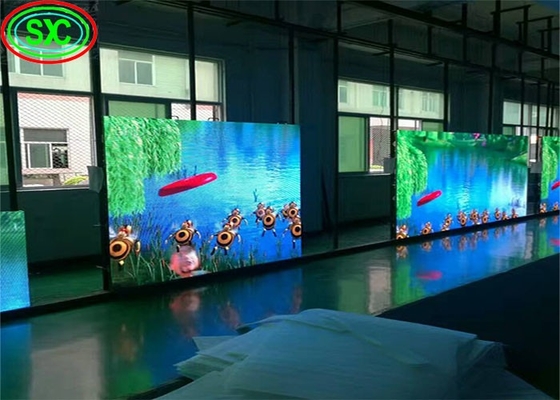 Thuê Màn hình Tấm đúc Aluminium Cabinet Quảng cáo RGB Indoor P3.91 1R1G1B HD LED Monitor