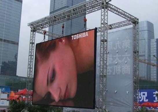 P3.91 ngoài trời 250 * 250mm chống nước đầy đủ màu sắc LED Video Bảng quảng cáo tường