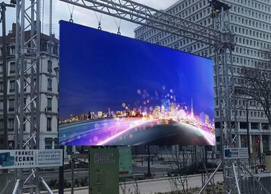 P4.81 Độ phân giải Cho thuê màn hình LED HD 250 * 250 Trung tâm mua sắm và đường phố