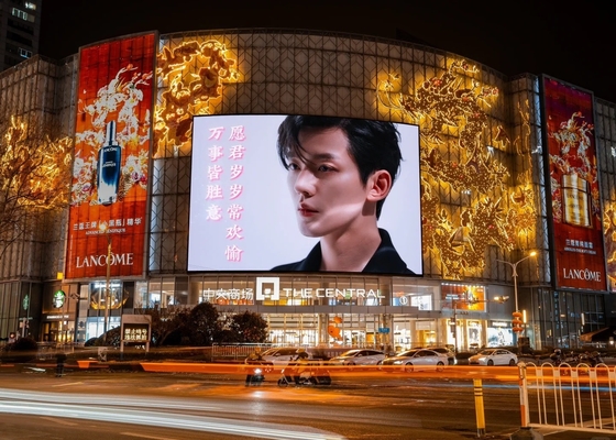 P8 Bên ngoài cho thuê màn hình LED đầy màu sắc 256 * 128 Kích thước màn hình tường và trung tâm thương mại 32 * 16 độ phân giải