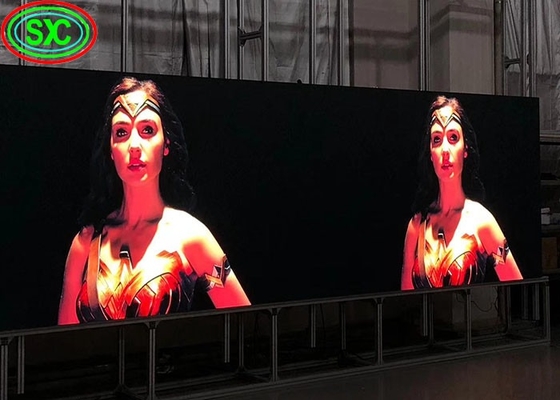 Cho thuê/Đóng đúc hộp nhôm Video 320 * 160mm P5 Indoor Full Color LED Display Nhà hàng Khách sạn Nhà thờ