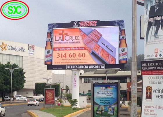 Cho thuê màn hình / Đàn khấu nhôm đúc P8 Quảng cáo kỹ thuật số màn hình LED Billboard Trung tâm kinh doanh di động