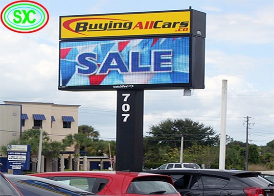 Cho thuê màn hình / Đàn khấu nhôm đúc P8 Quảng cáo kỹ thuật số màn hình LED Billboard Trung tâm kinh doanh di động