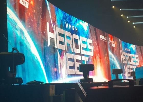 Màn hình hiển thị LED màu đầy đủ trong nhà Ultra Thin SMD P2 cho phòng đám cưới sân khấu