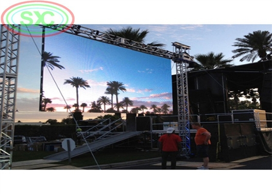 HD Indoor P6 Stage Background Events LED Rnetal Video Bức tường màn hình hiển thị LED