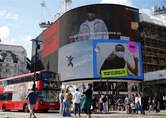 Màn hình Billboard màn hình dẫn màn hình P6 ngoài trời Ultra HD độ phân giải cao Ip65 Kích thước lớn