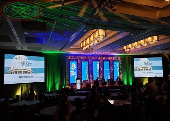 Free Flight Case 4mX3m Turnkey Complete System Stage Led Video Wall Backdrop Sự kiện màn hình hiển thị LED Với giá nhà sản xuất