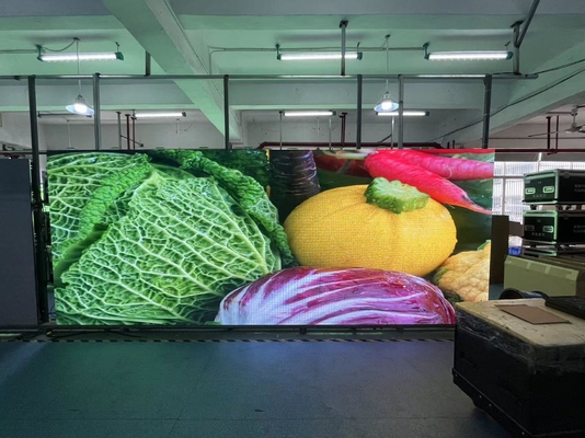 256mm x 128mm kích thước mô-đun màn hình LED nội thất đầy màu sắc với độ nét cao SMD2121 và vật liệu nhôm đúc