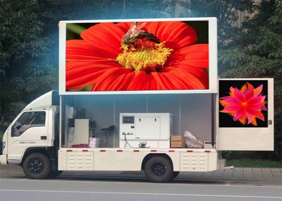 P10 Màn hình LED di động đầy màu / màn hình video LED ngoài trời cho quảng cáo