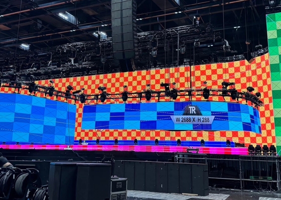 Led Video Wall Nội thất cho thuê P2.6 Màn hình ngoài trời Màn hình màu đầy đủ P3 P4 Panel Media P2 Màn hình LED