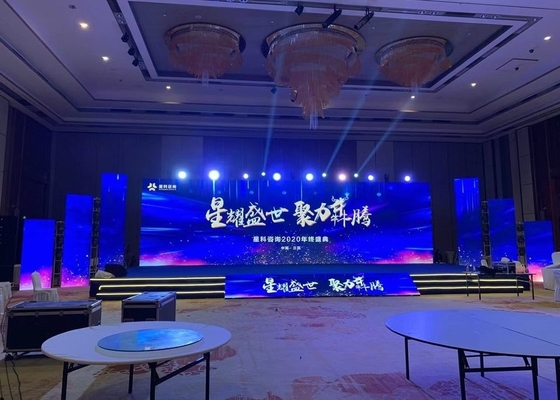 16:9 Tỷ lệ 5m X 3m Tránh khóa Hệ thống hoàn chỉnh P2.6 P2.9 P3.91 Màn hình LED 500mmx500mm LED Panel Backdrop Indoor Outdoor LED Screen