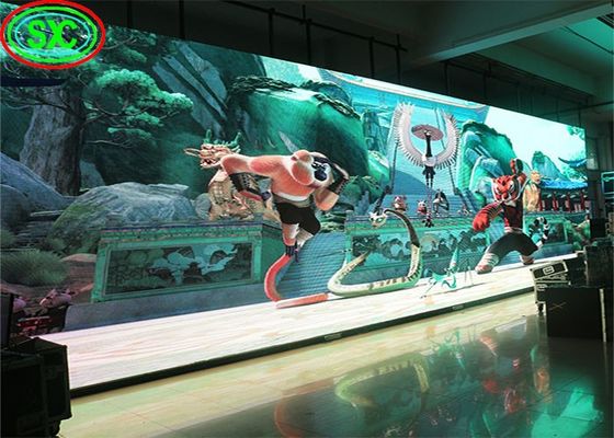 Giải pháp chiếu sáng sân khấu Điện áp đầu vào 50/60 Hz Màn hình LED sân khấu với Khoảng cách điểm ảnh 2.604mm