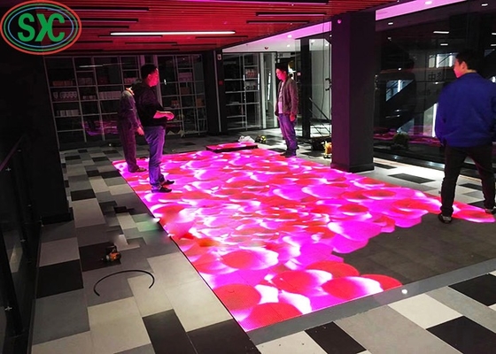 1R1G1B ngoài trời P6 IP65 LED sàn khiêu vũ 1/8 Quét cho quảng cáo buổi hòa nhạc