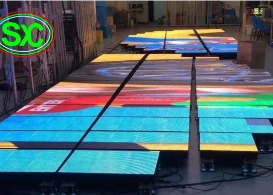 P3.91 Ánh sáng LED đầy màu trong nhà sàn nhảy 250 * 250mm LED Module 65410 điểm / mét vuông