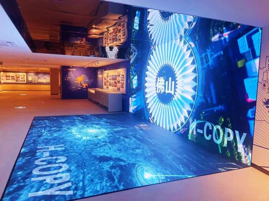 Nội thất ngoài trời 4.81mm màn hình sàn nhảy LED 500x1000mm tủ đầy màu sắc
