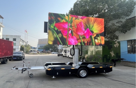 Màn hình quảng cáo ngoài trời chống nước LED Truck hiển thị P6 độ sáng cao Epistar Chip