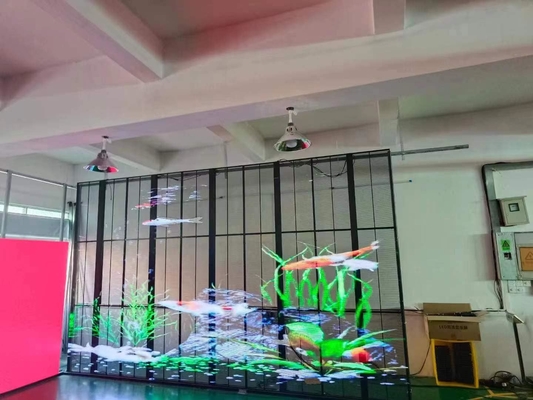 Tủ sắt nội thất quảng cáo màu đầy đủ màn hình lưới LED với bảo hành 3 năm