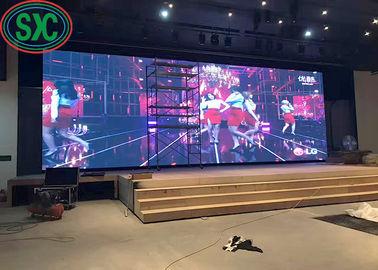HD P4 Indoor Full Color LED Display Sắt và thép Cabinet Fixing Usage