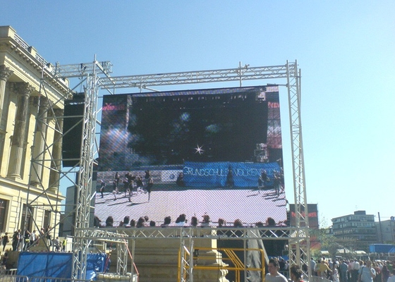 Small Pitch P2.5 Outdoor Advertising LED Billboard Độ sáng cao màn hình LED đơn &amp; hai màu độ cao