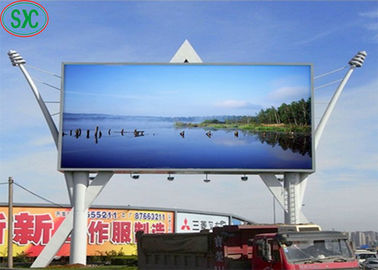 10mm Pixel Pitch Bảng quảng cáo ngoài trời LED đầy màu sắc, Quảng cáo thương mại màn hình LED