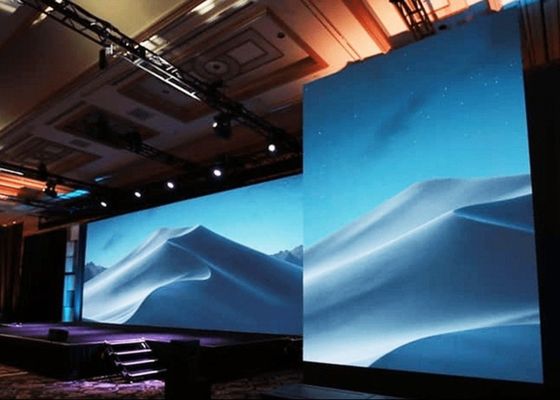 P4 4mm Indoor Full Color Rental LED Display 600W/M2 góc nhìn 160°