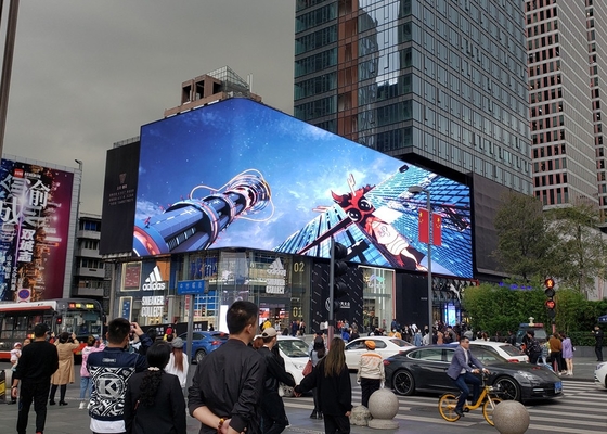 Full Color HD P6 ngoài trời quảng cáo màn hình LED sân bóng đá đường viền màn hình LED