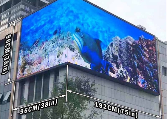 Full Color HD P6 ngoài trời quảng cáo màn hình LED sân bóng đá đường viền màn hình LED