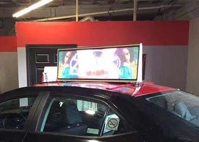 Tùy chỉnh P3 LED Taxi quảng cáo trên màn hình nhỏ, có thể tháo rời và dễ cài đặt