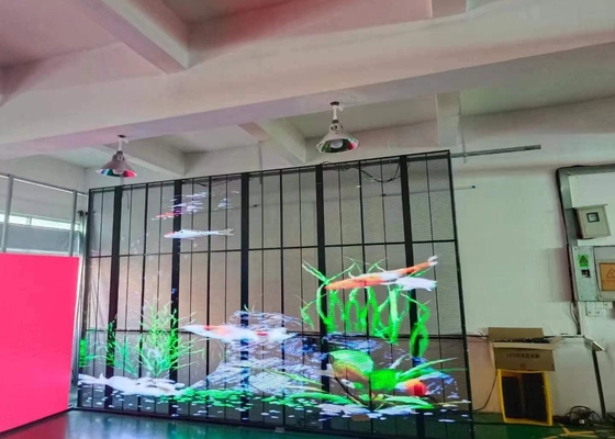 Full Color Transparent Rental Outdoor 2500 Nits P3.91 Màn hình LED minh bạch